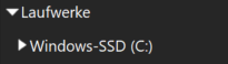 Alle Computerlaufwerke werden angezeigt.